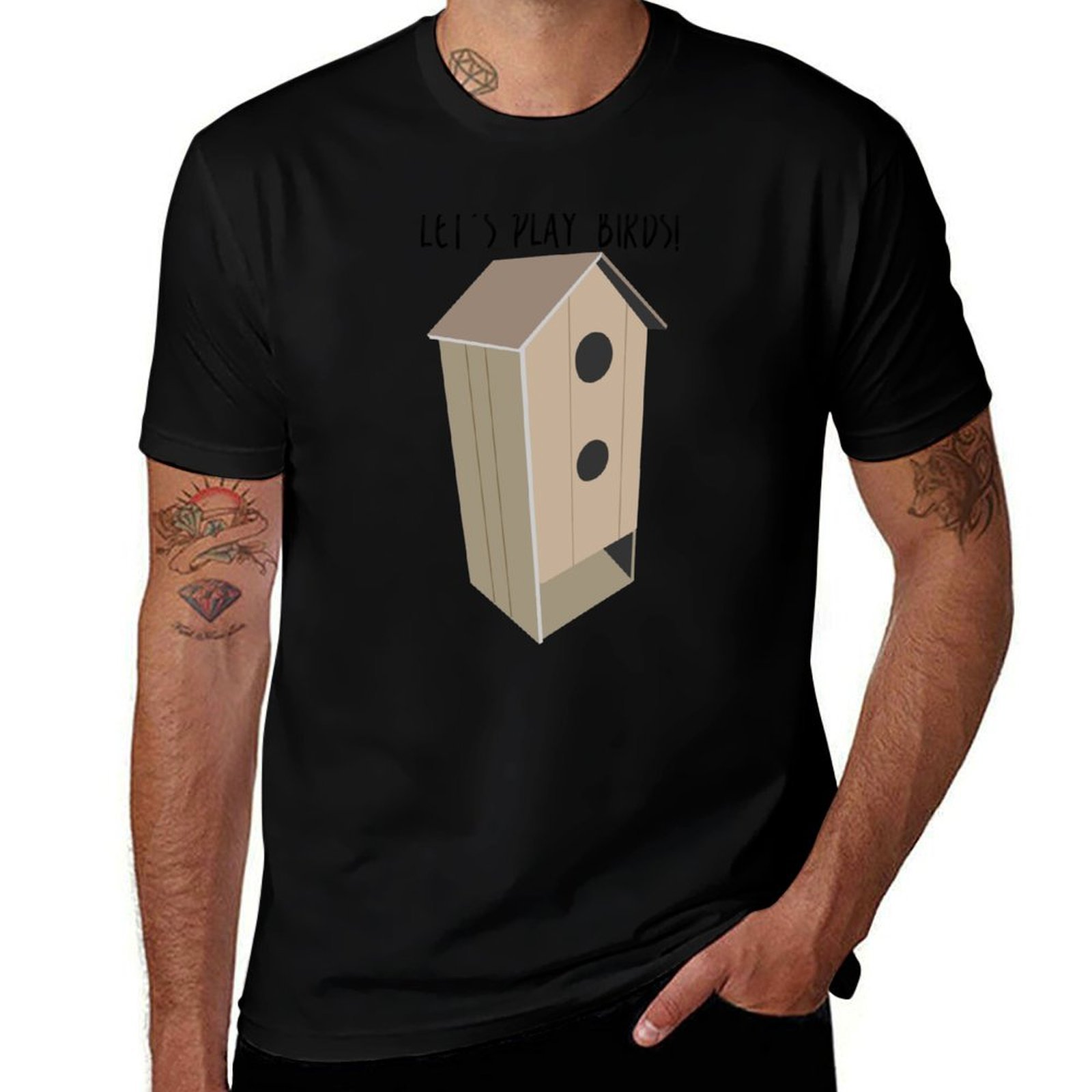 Board Game Inspiration - มาเล่นนกกันเถอะ! เสื้อยืดลายเกมกระดาน Birdfeeder - Wingspan ขนาดพลัสไซส์