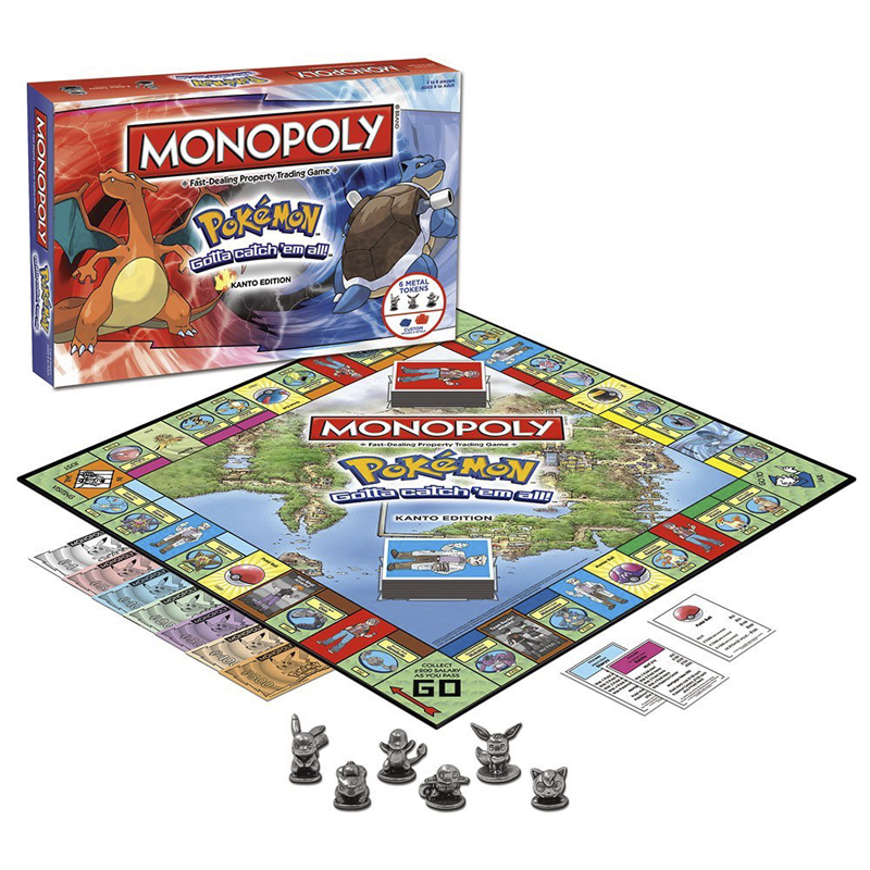 Board Game Monopoly - การ์ดเกมกระดานโปเกมอน MONOPOLY ปิกาจู ชาริซาร์ด บลาสทอยส์ BGG