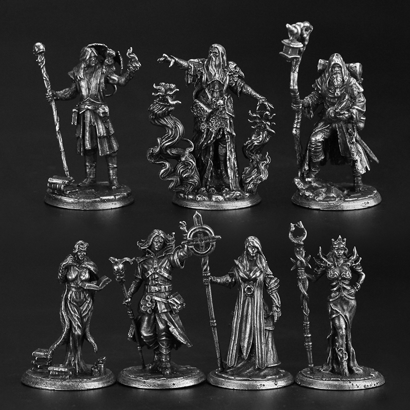 Board Game Monster - ทองแดงสีขาวโลหะทหารรุ่น Action Figures เกมกระดาน Miniature เครื่องประดับอุปกรณ์เสริมชิ้นของเล่นสร้างสรรค์ของขวัญ