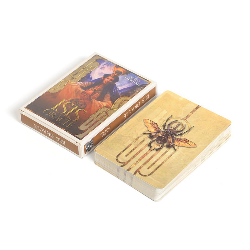 Board Game Oracle - ไพ่ทาโรต์ ISIS Oracle พร้อมคู่มือ ไพ่ทาโรต์สำหรับเกมกระดาน เกมสำหรับผู้ใหญ่และครอบครัว