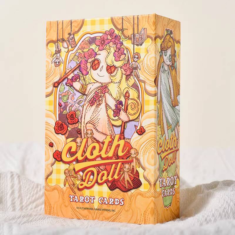 Board Game Queen - การ์ดทาโรต์ตุ๊กตาผ้าแร็กดอลล์แบบใหม่ ของแท้ สำหรับผู้เริ่มต้น เกมไพ่กระดาน ขนาดเล็ก พกพาสะดวก