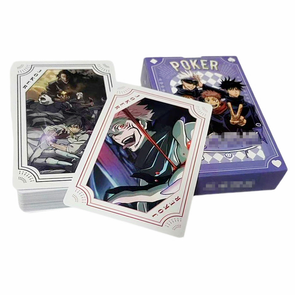 Board Game Word - จูจุสึไคเซ็นเล่นไพ่โป๊กเกอร์เกมกระดานอะนิเมะอิทาโดริ ยูจิเด็กของเล่นเด็กเด็กของเล่นชุดการ์ดเกมเมกุมิ ซาโตรุ