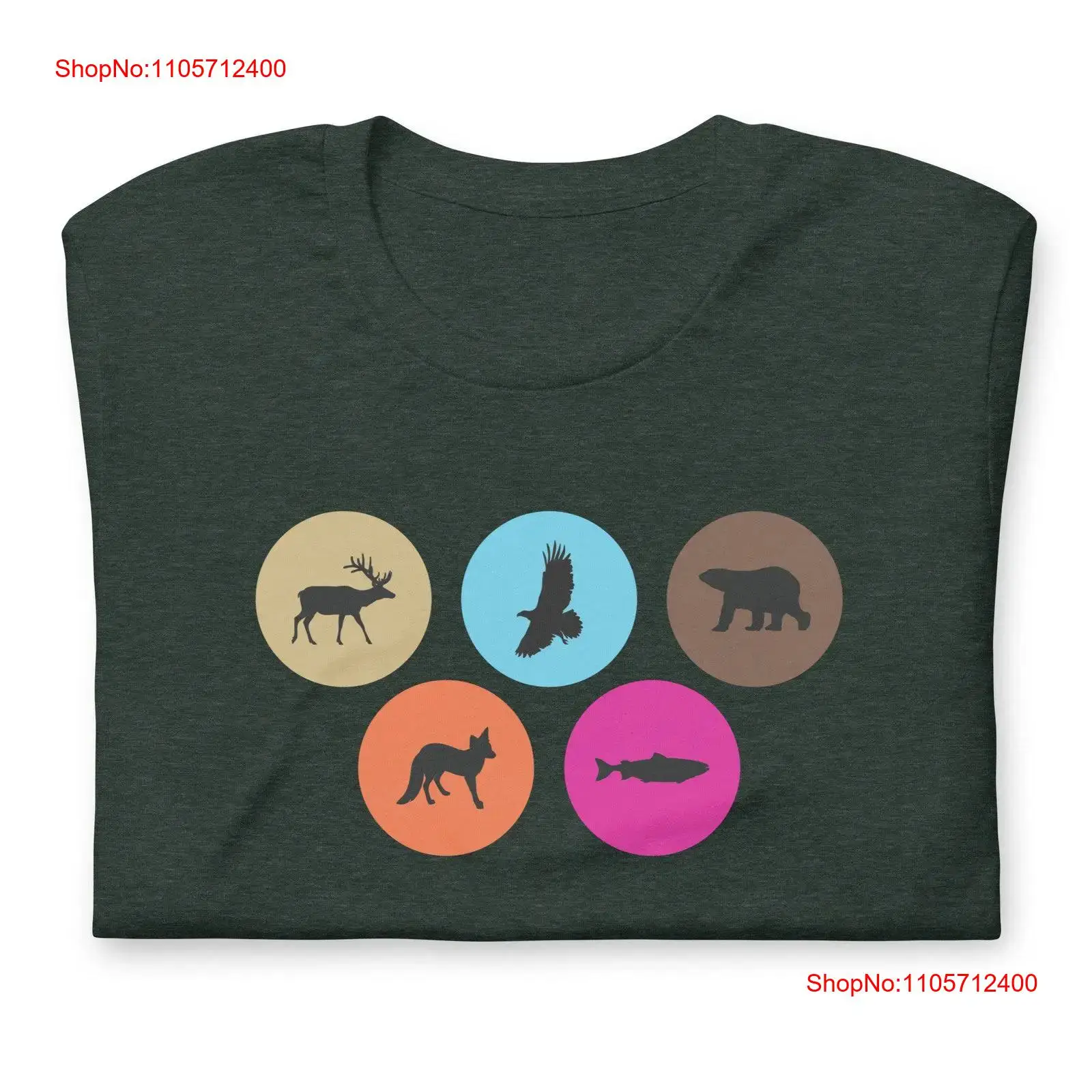 Board Game Inspiration - เสื้อยืด Cascadia ลายโทเคนสัตว์ที่ได้แรงบันดาลใจจากเกมกระดาน ลายสัตว์ป่า ผ้าแคนวาสเนื้อนุ่ม สำหรับเกมเมอร์
