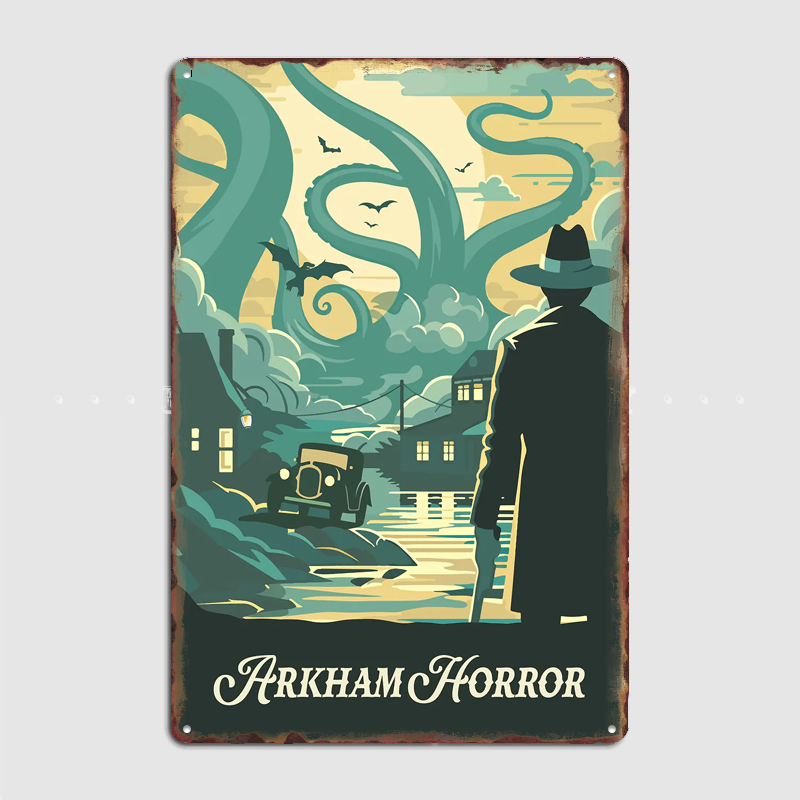 โปสเตอร์เกมกระดาน Arkham Horro - Board Game Inspiration บทวิจารณ์และราคา