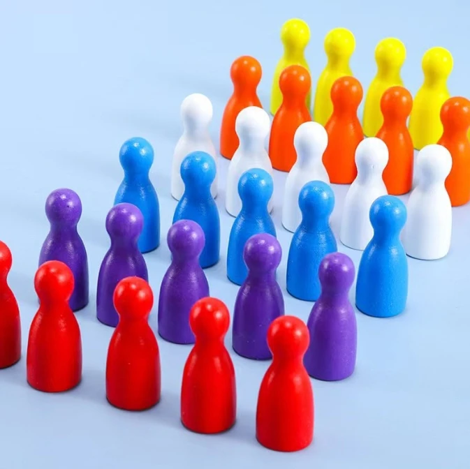 100 ชิ้นไม้สีสันสดใสหมากรุกมาร - Board Game Harvest บทวิจารณ์และราคา