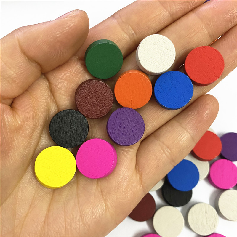 50 ชิ้น 15*5 มม.11 สีไม้ Disk  - Board Game Harvest บทวิจารณ์และราคา