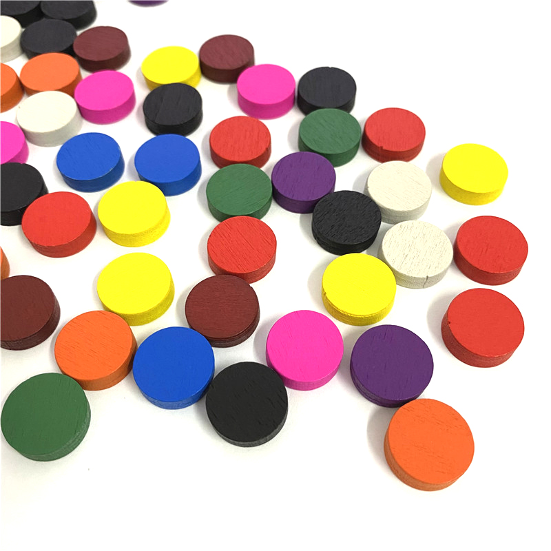 50 ชิ้น 15*5 มม.11 สีไม้ Disk  - Board Game Harvest บทวิจารณ์และราคา