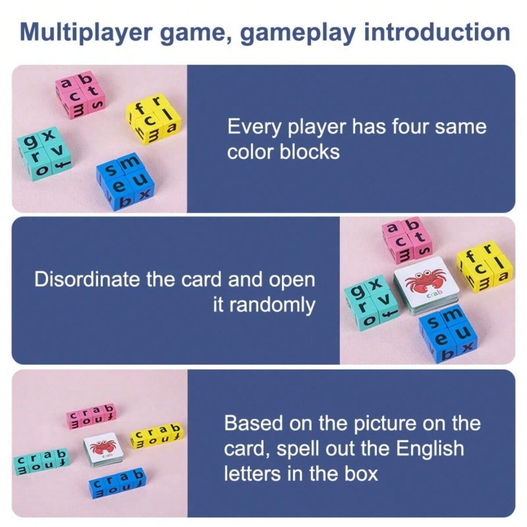 เกมกระดานสะกดคำตัวอักษรสำหรับเ - Board Game Word บทวิจารณ์และราคา