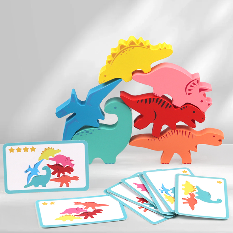 ไม้บล็อกของเล่นเด็กสัตว์ไดโนเส - Board Game Word บทวิจารณ์และราคา