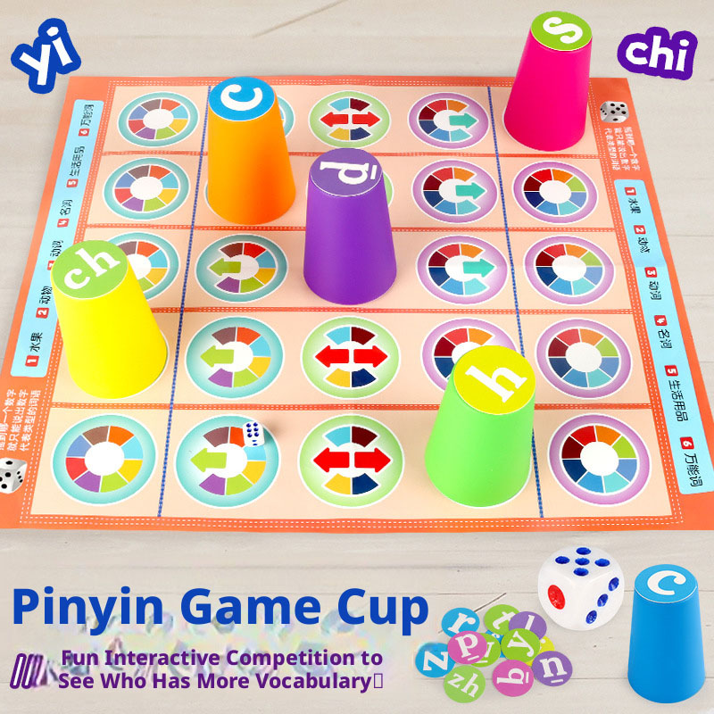 ของเล่นเกมจับคู่พินอินจีนสำหรั - Board Game Word บทวิจารณ์และราคา