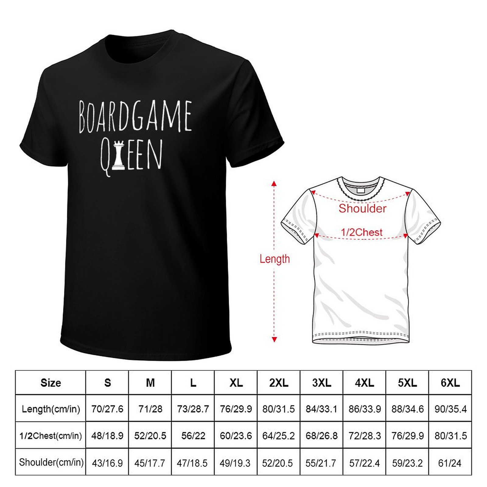 เสื้อยืดลาย Boardgame Queen เส - Board Game Queen บทวิจารณ์และราคา