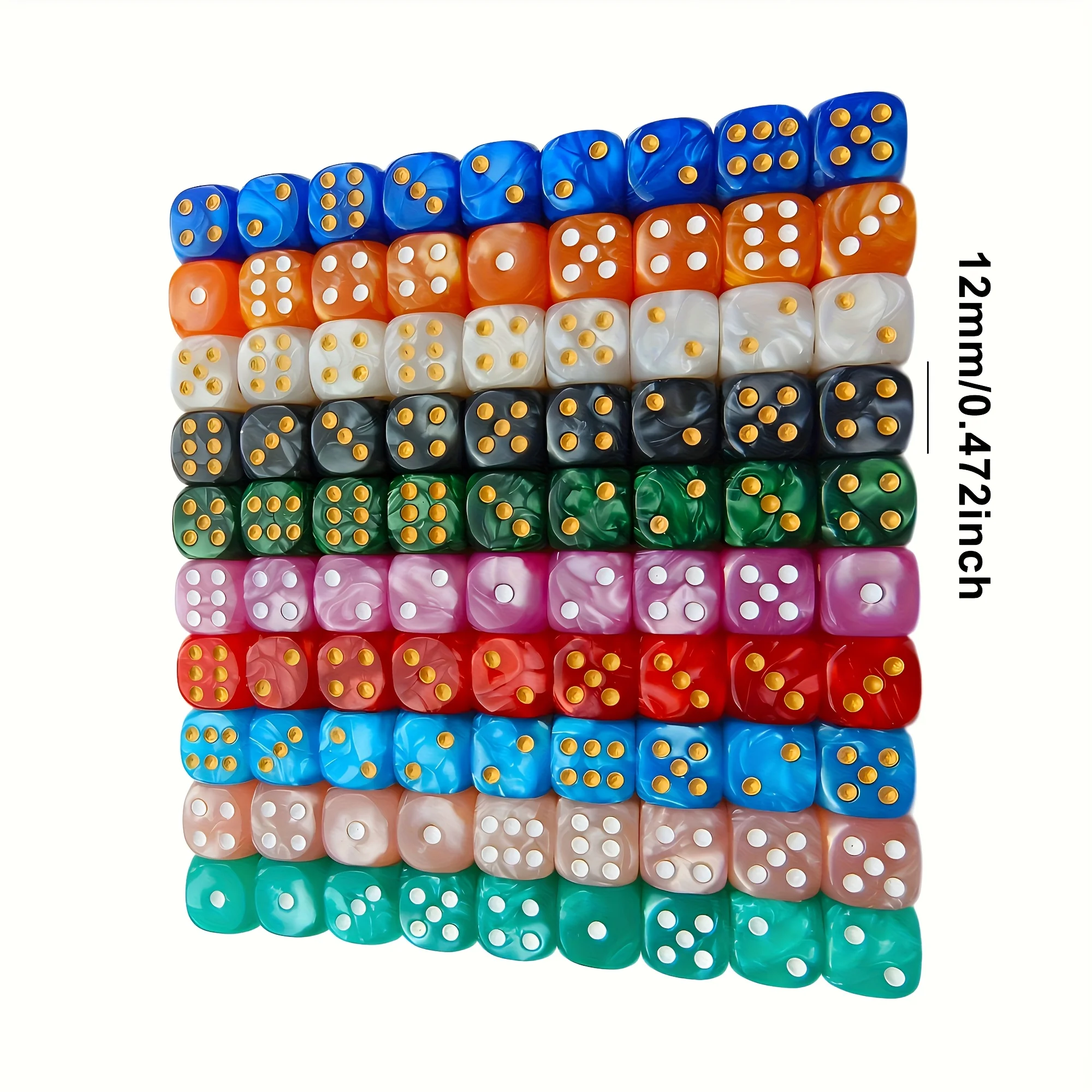 ลูกเต๋าอะคริลิก 6 ด้าน ขนาด 12 - Board Game Dnd บทวิจารณ์และราคา