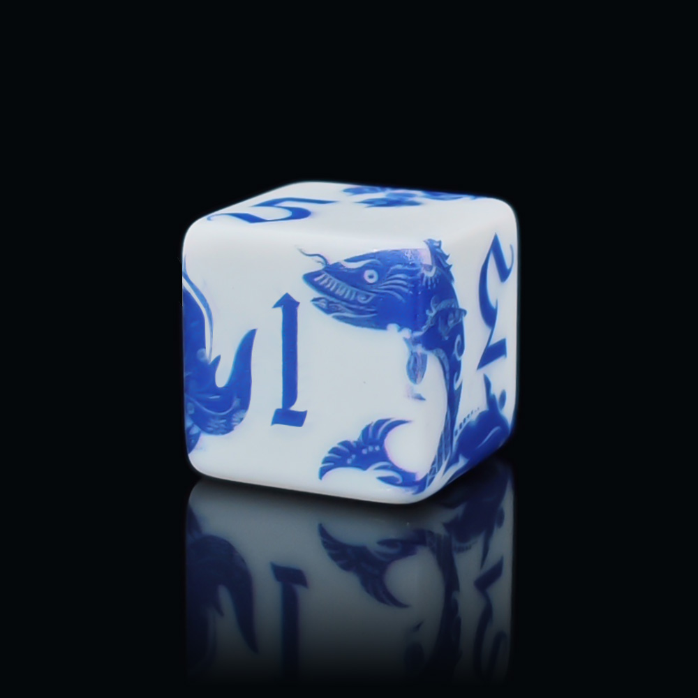 12 ชิ้น ลูกเต๋า 6 ด้าน ลายปลาค - Board Game Dnd บทวิจารณ์และราคา