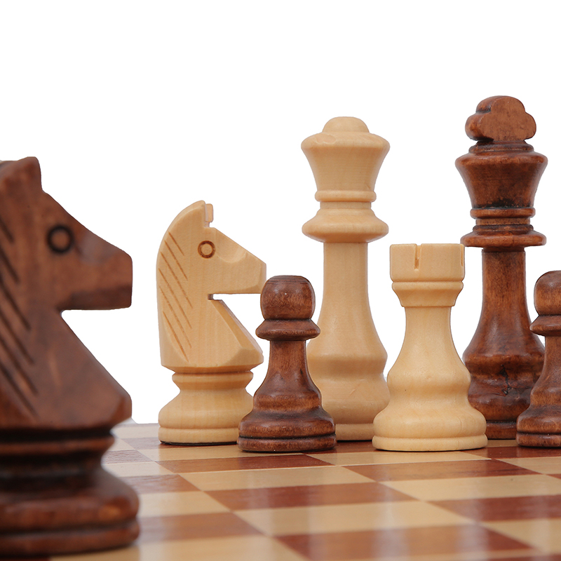 32 ชิ้นไม้หมากรุก King ความสูง - Board Game Queen บทวิจารณ์และราคา