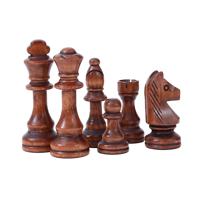 32 ชิ้นไม้หมากรุก King ความสูง - Board Game Queen บทวิจารณ์และราคา