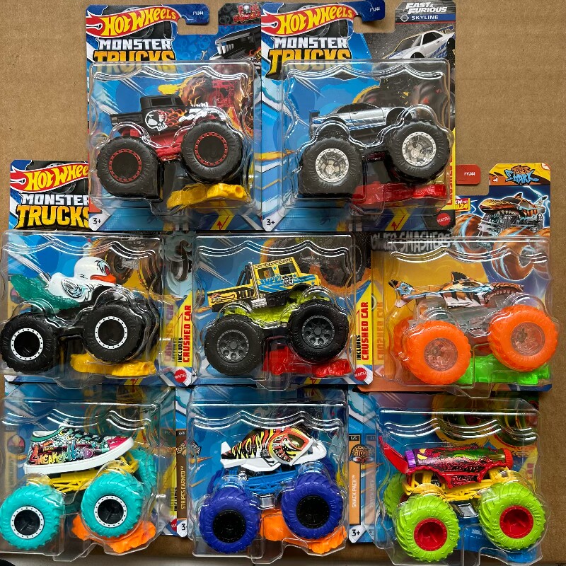 รถของเล่นโมเดลไดแคสต์ฮอตวีลส์  - Hot Wheels Car Monster Trucks บทวิจารณ์และราคา