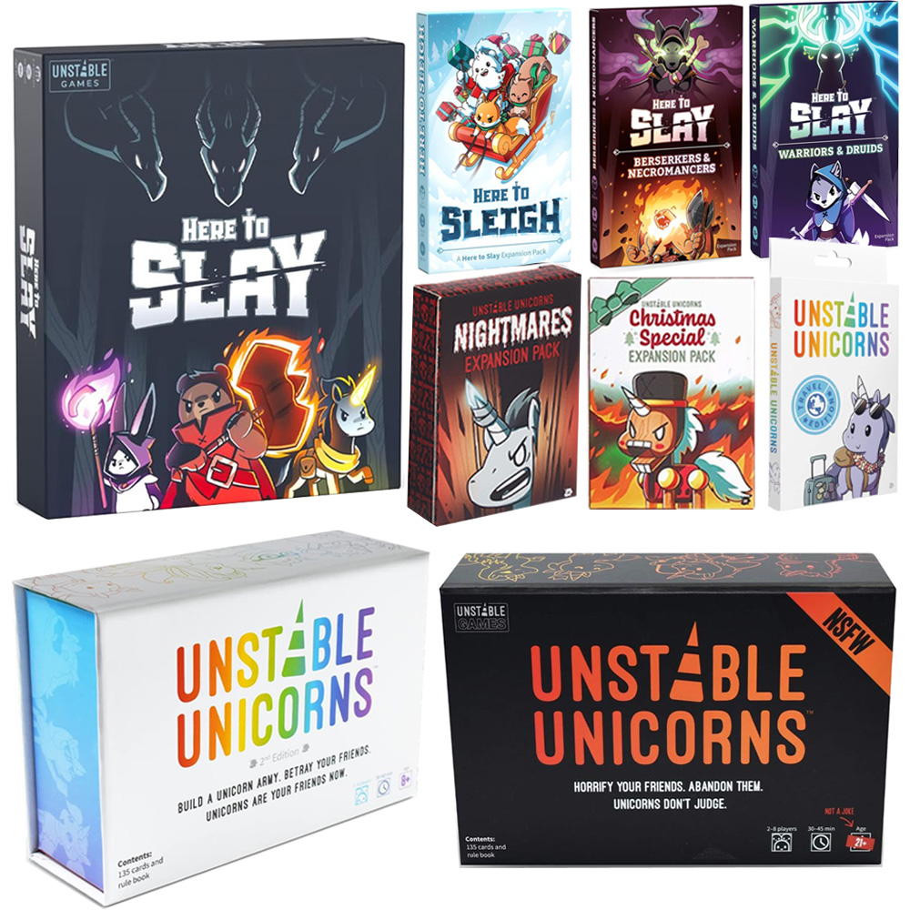 ยูนิคอร์นเพื่อสังหารที่นี่เพื่ - Board Game Here To Slay บทวิจารณ์และราคา