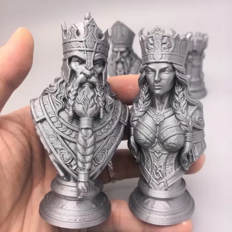 ชุดหมากรุกพิมพ์ 3 มิติ ขนาด 10 - Board Game Queen บทวิจารณ์และราคา