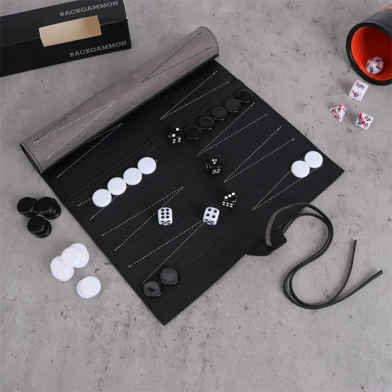 Roll Up ชุดแบ็คแกมมอนแบบพกพาเก - Board Game Harvest บทวิจารณ์และราคา