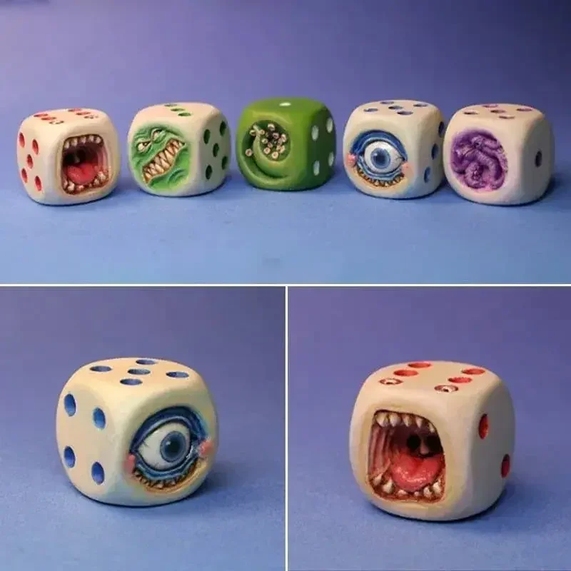 เรซิ่น Monster Face ชุดลูกเต๋า - Board Game Monster บทวิจารณ์และราคา