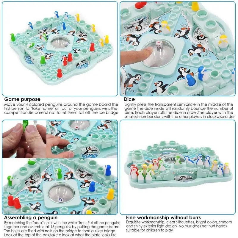 ผู้เล่นหลายคนเพนกวินหมากรุกบิน - Board Game Land บทวิจารณ์และราคา